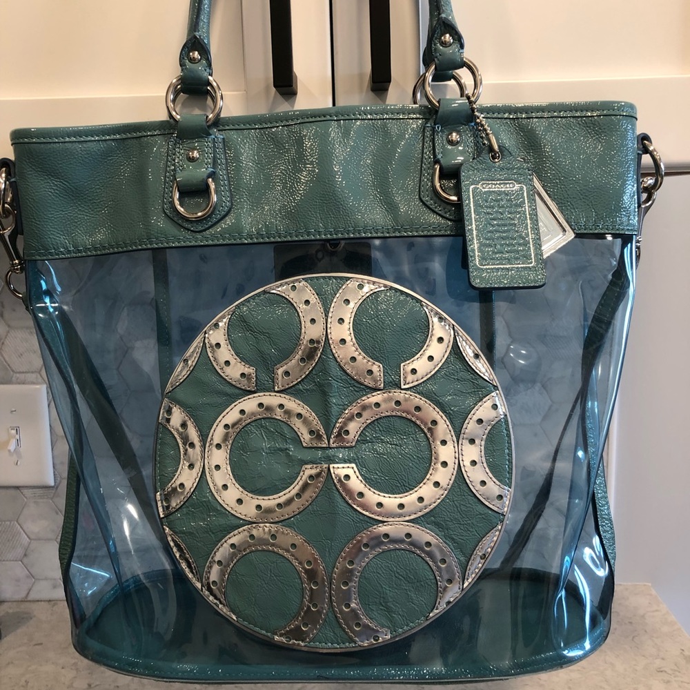 Coach 15021 Rare Transparent Tote